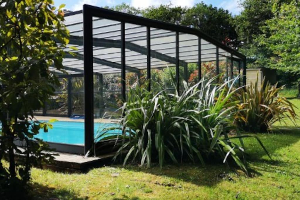 Chalet Des Fees - Piscine Crozon Exteriér fotografie